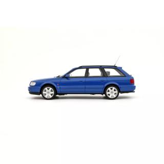 AUDI S6 PLUS (C4) AVANT NOGARO BLUE PEARL M8 1995 OttO mobile 1:12 Resinemodell (Türen, Motorhaube... nicht zu öffnen!)